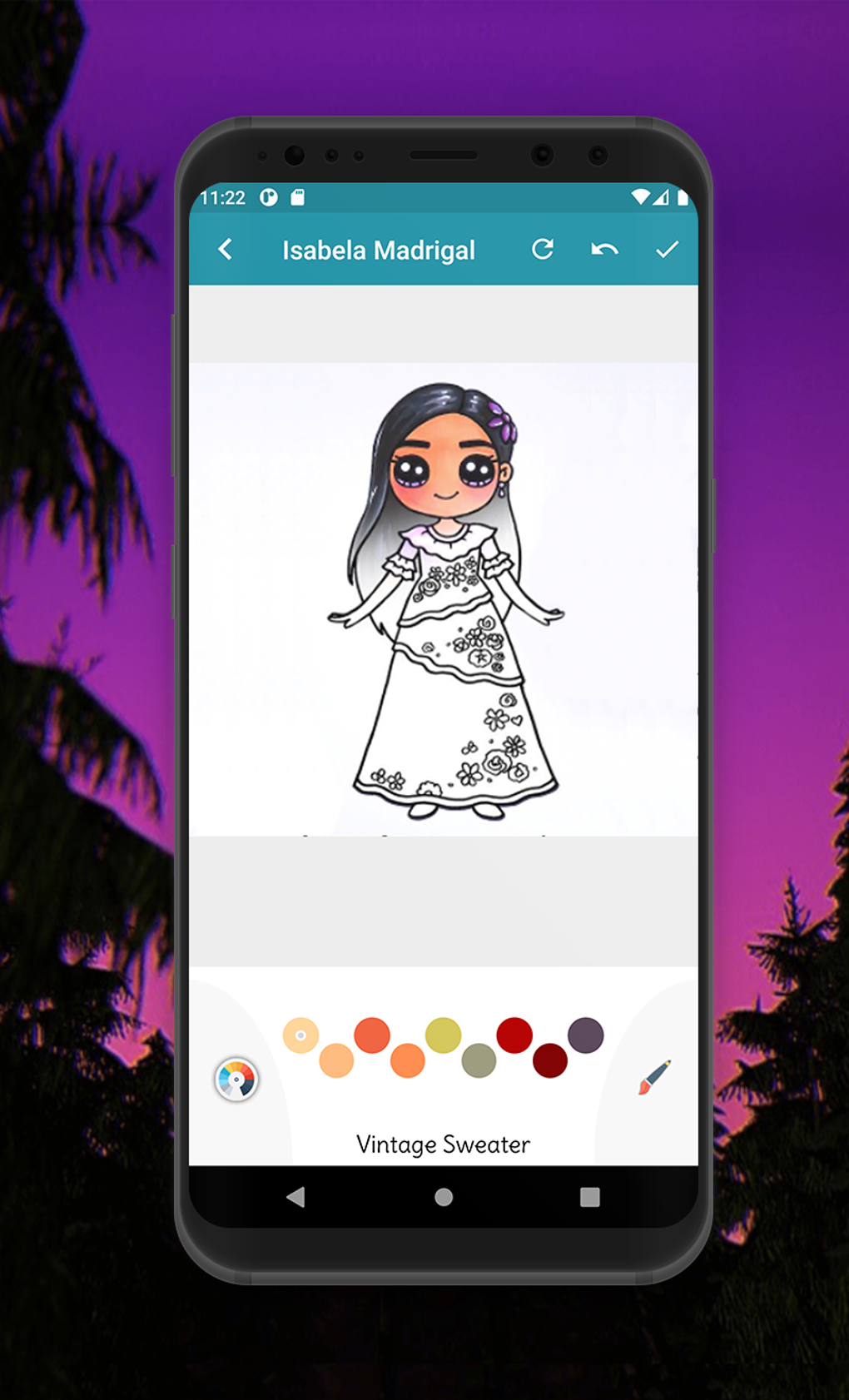 Isabela Madrigal Coloring Game для Android — Скачать