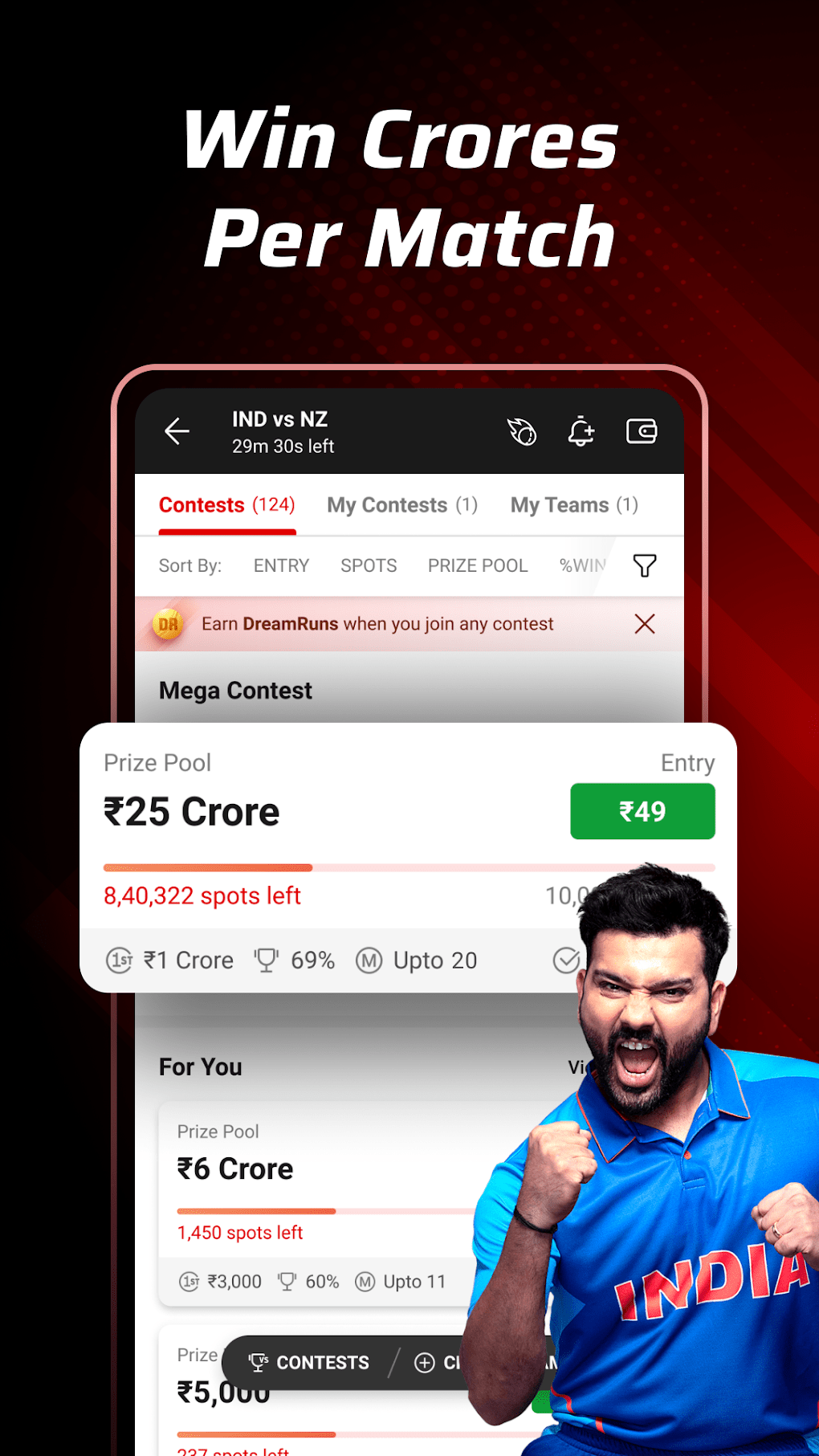 Dream11 Fantasy Cricket App for Android