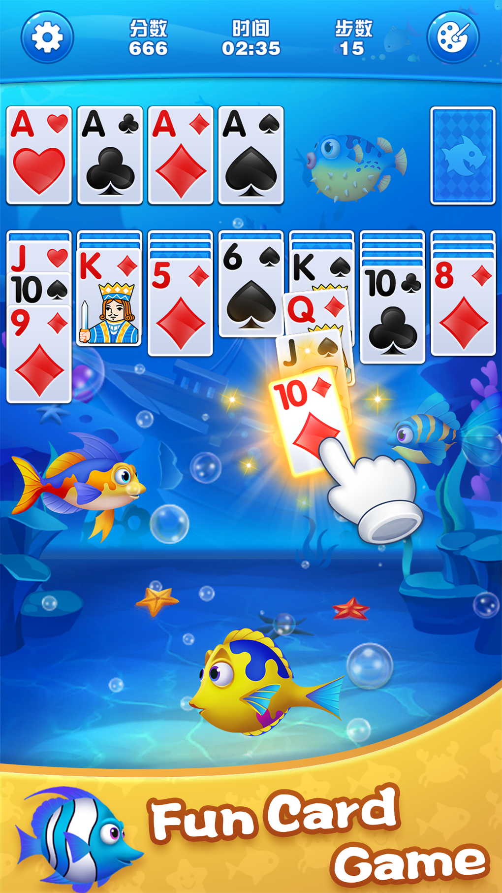 Solitaire Fish Card Games Para IPhone Download