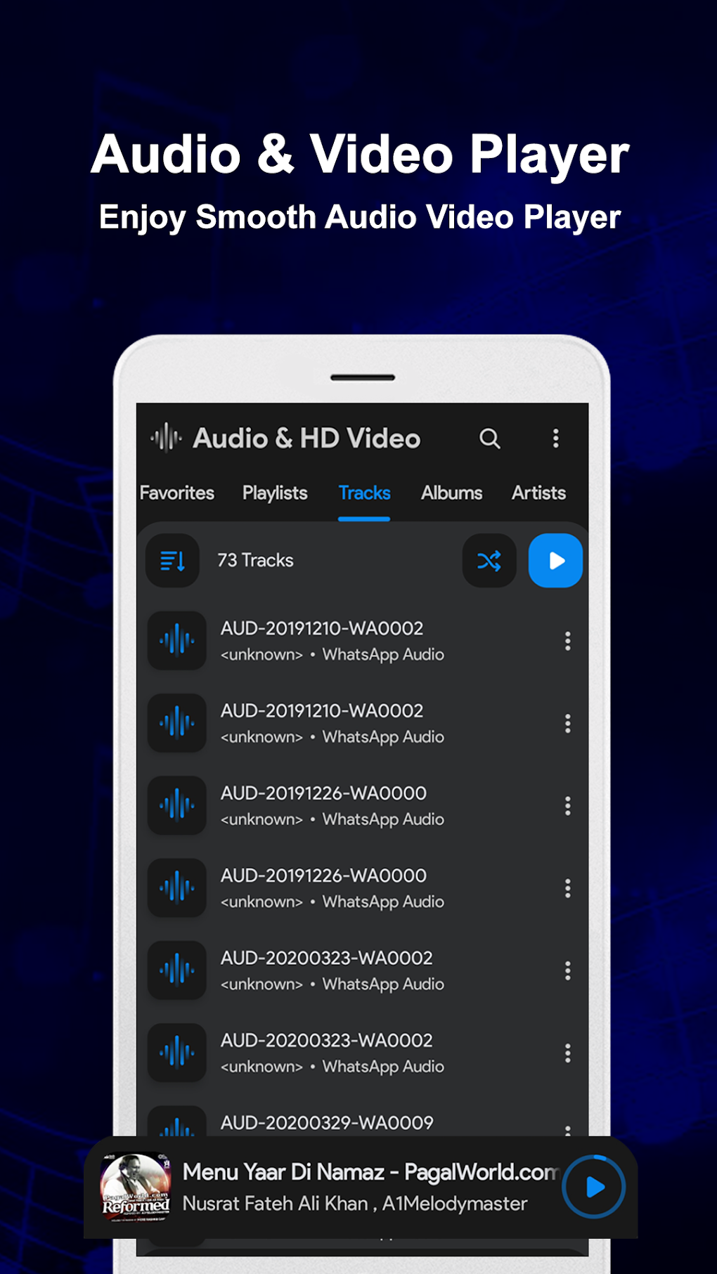 Audio Video Player with Music для Android — Скачать