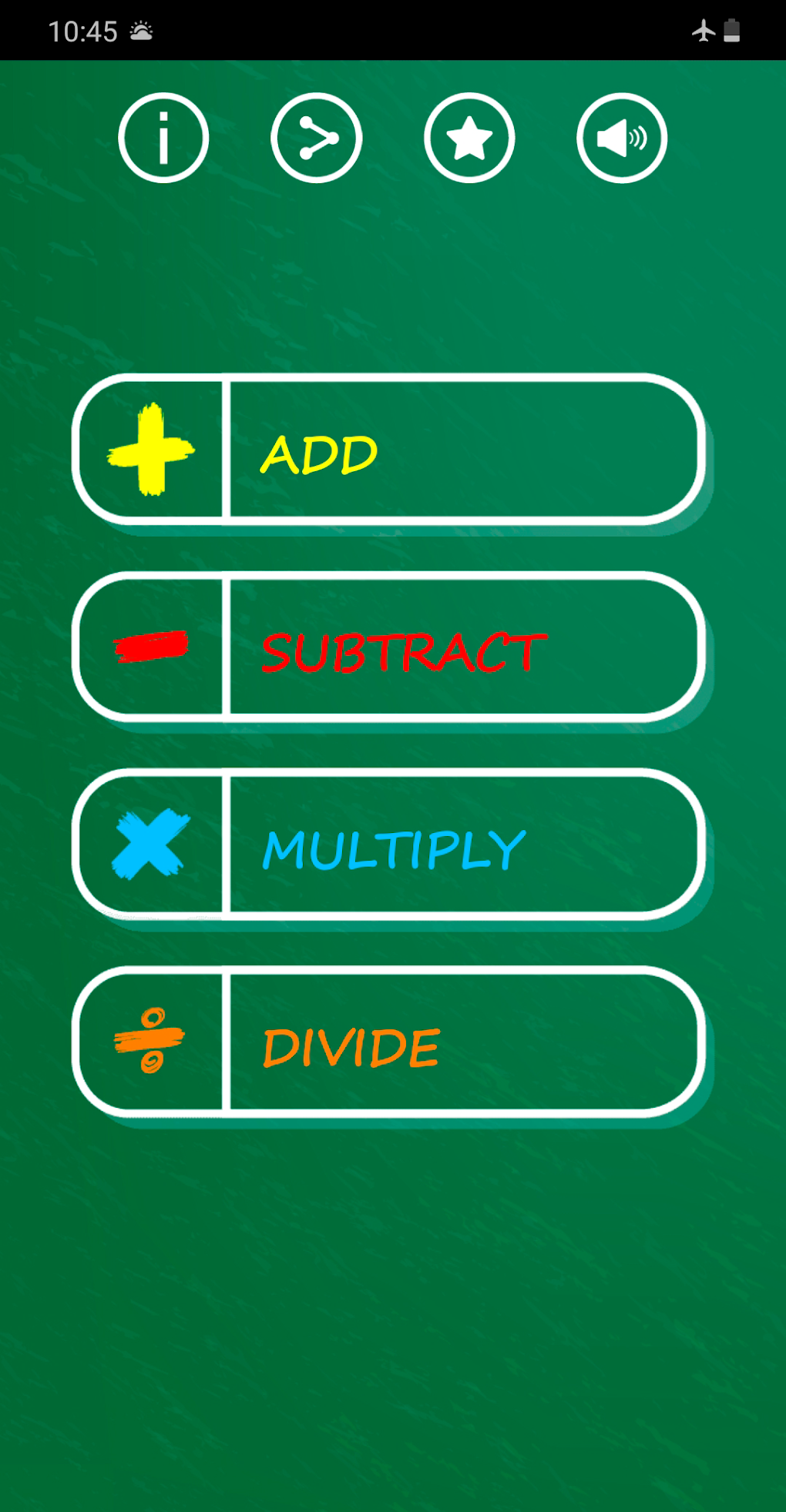 Android 용 Learn Math: Add Subtract Multiplication Division - 다운로드