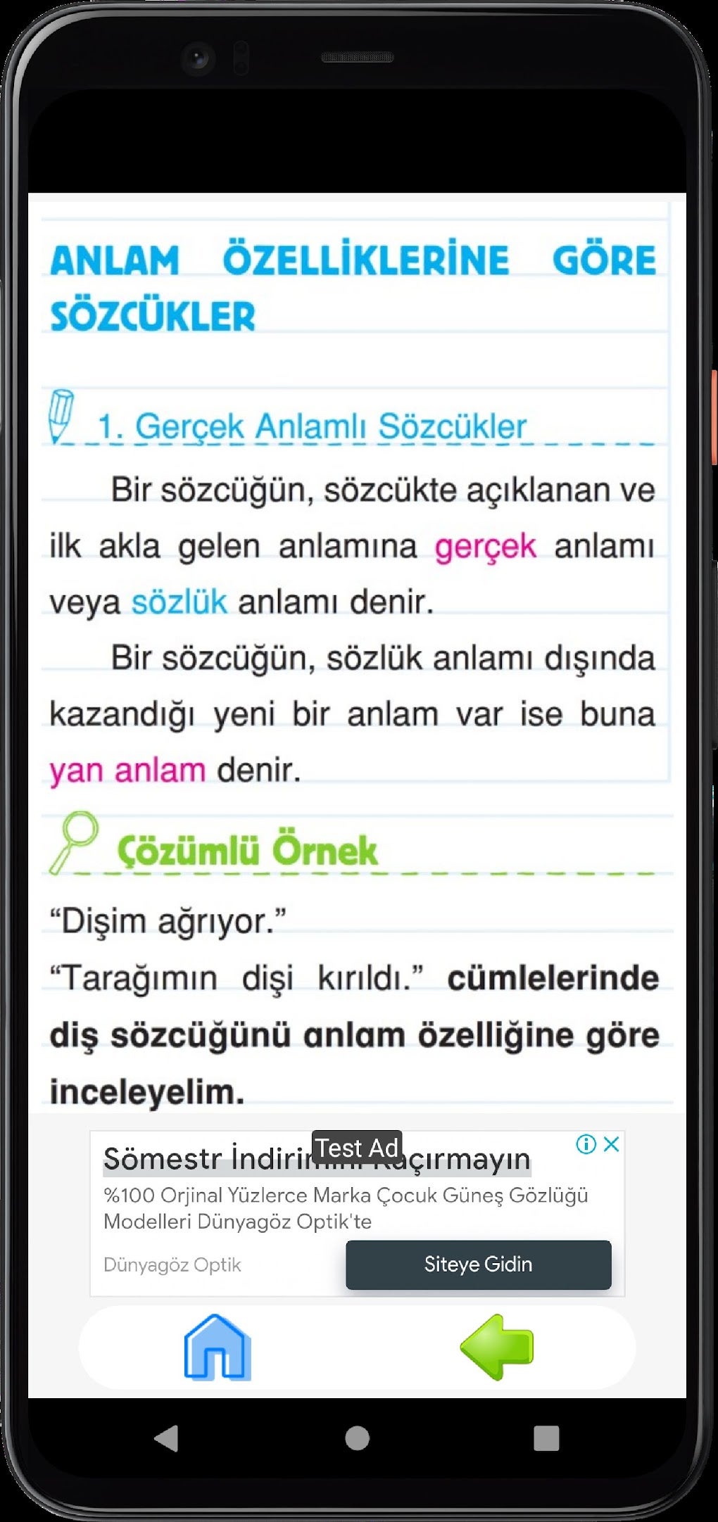 Android 용 4. Sınıf Tüm Dersler Test Çöz - 다운로드