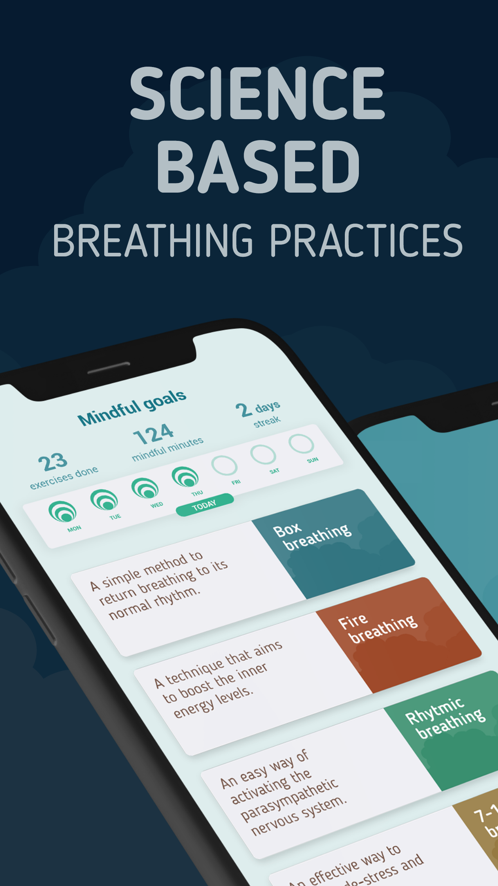 Breah - breathing exercises para iPhone - Download