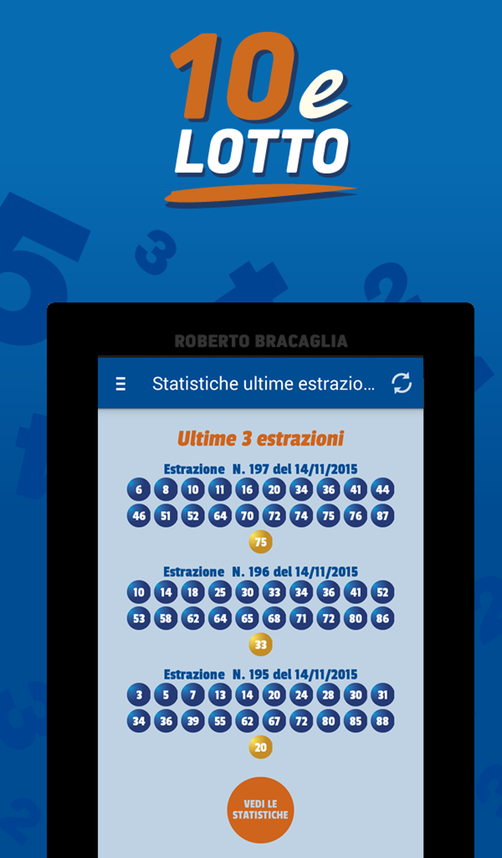 Estrazioni Del 10 E Lotto For Android - Download