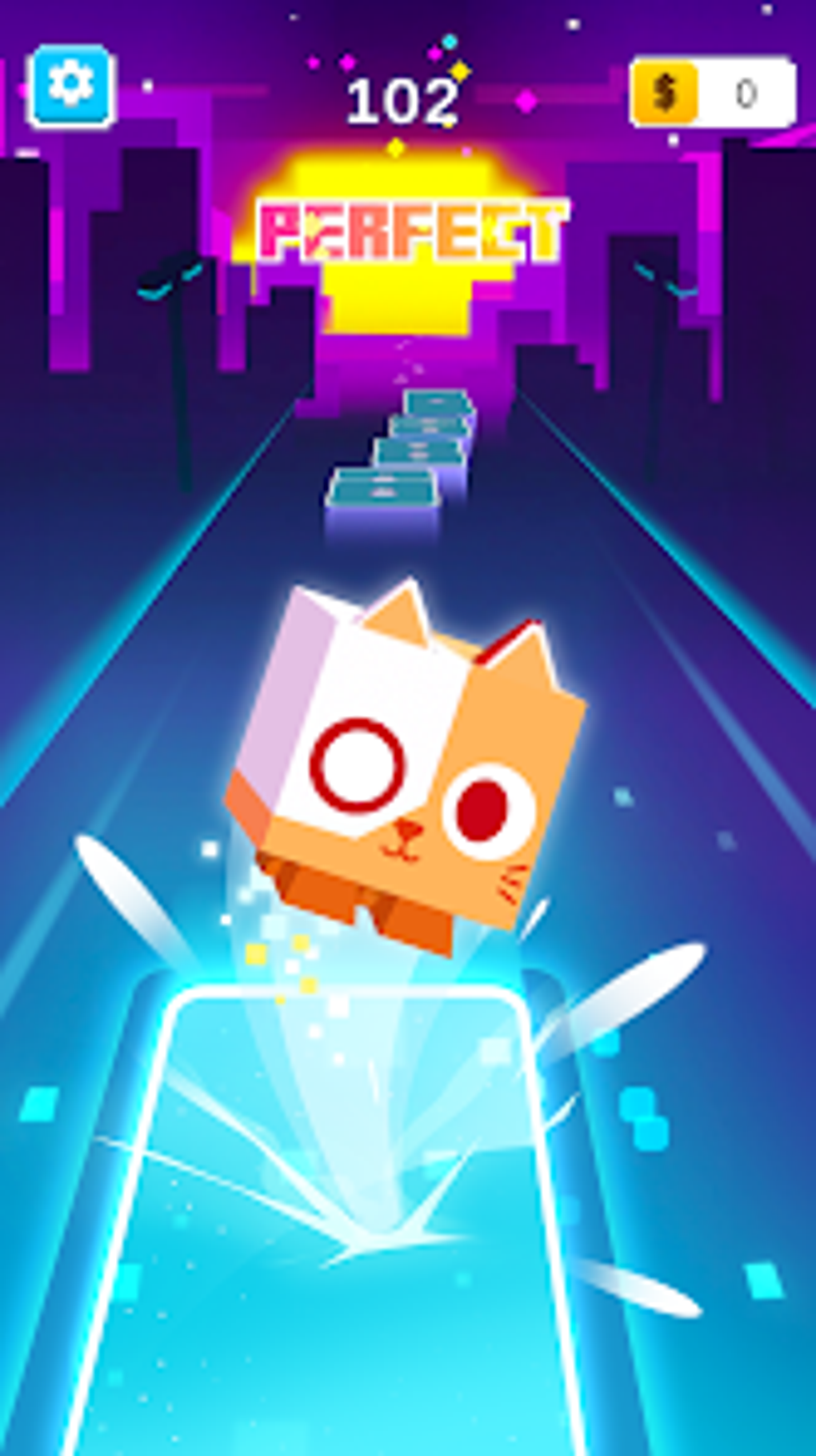 Android Cat Tiles Hop Retro android-cat-tiles-hop-retro