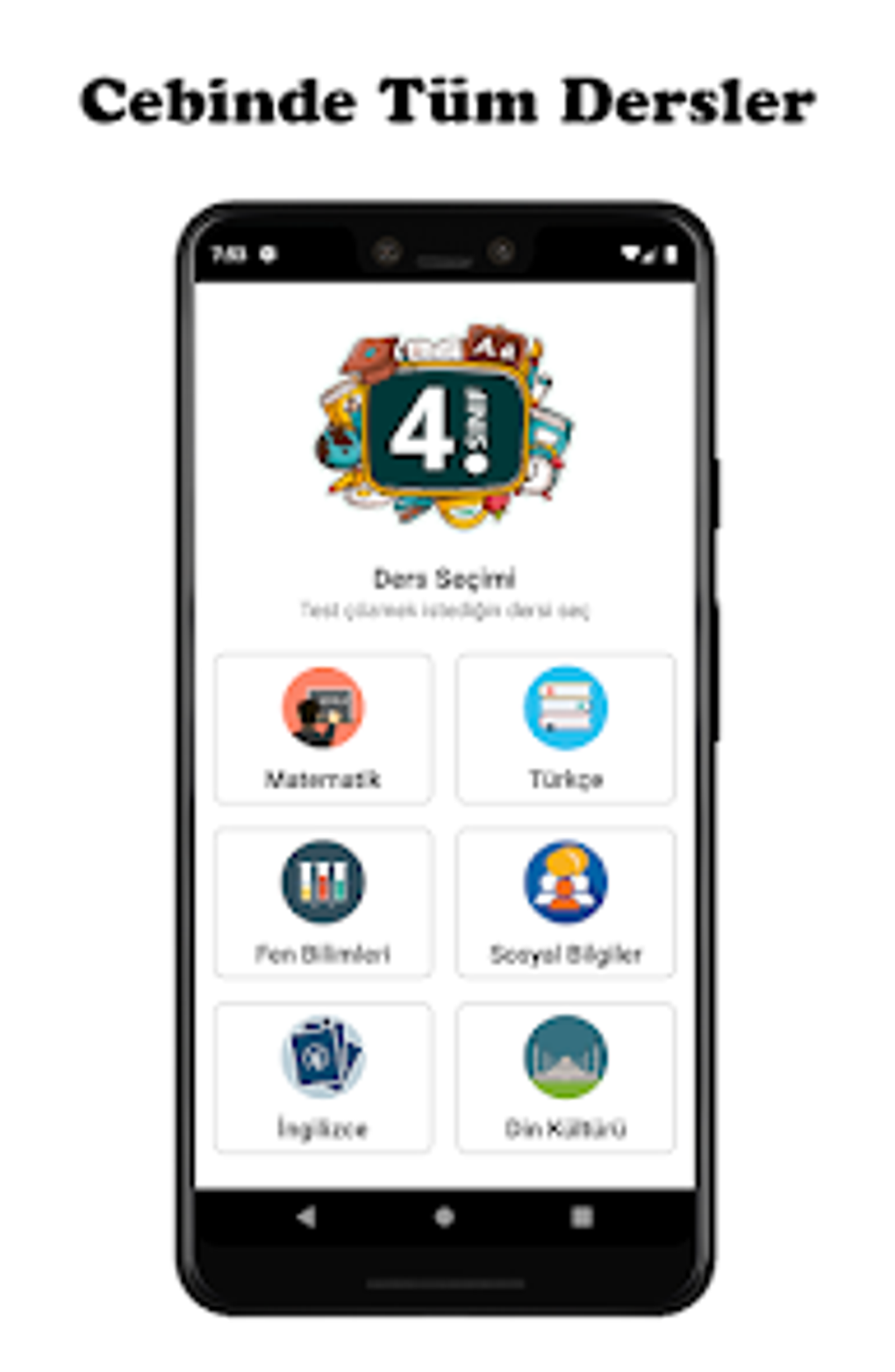 4.Sınıf Tüm Dersler Para Android - Download