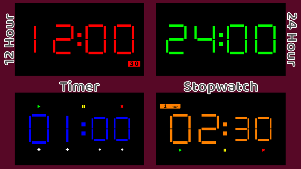 Big Red Clock For IPhone Download Big Red Clock For IPhone Download