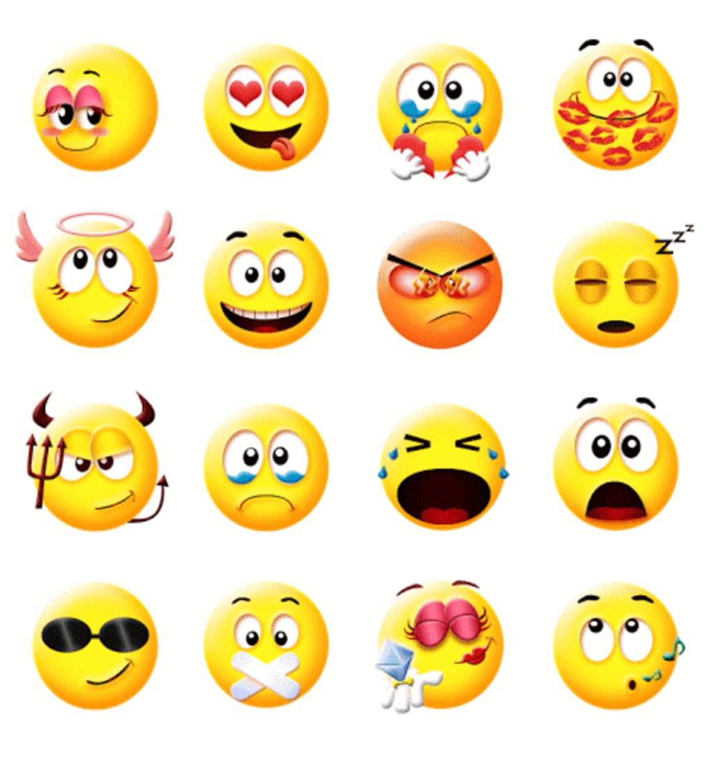 Cute Smiley Gif Emoji Sticker untuk Android - Unduh