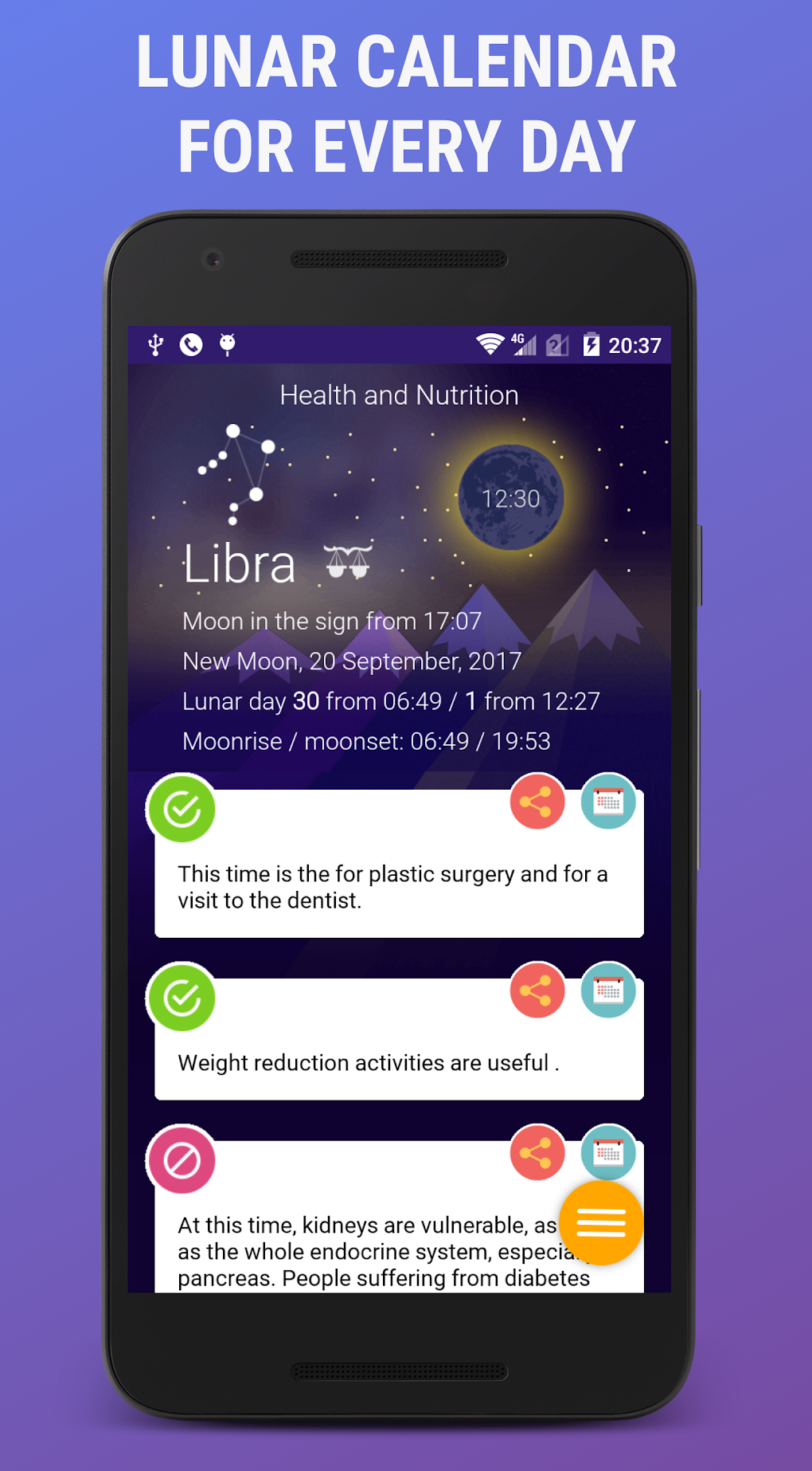 Lunar Calendar 2022 Daily Moon APK для Android — Скачать