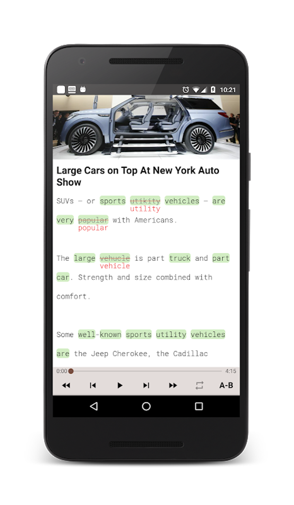 VOA Learning English Dictation APK Para Android Descargar