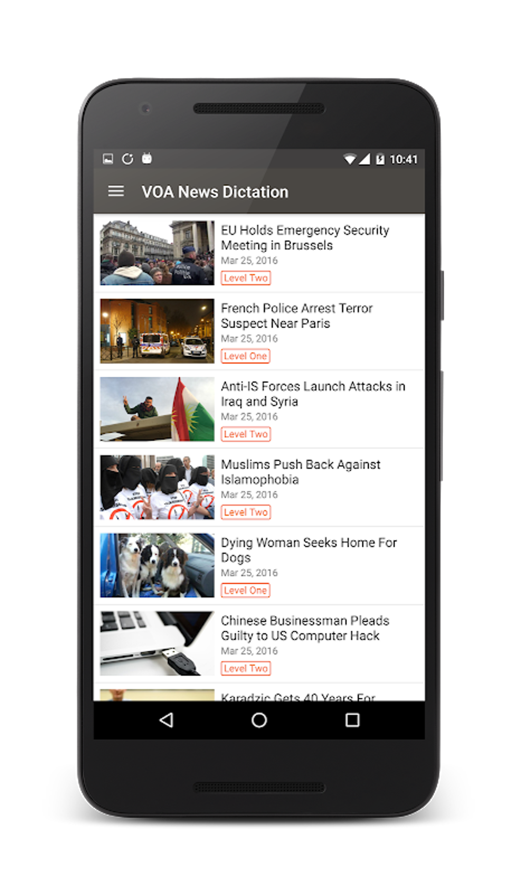 VOA Learning English Dictation APK Para Android Descargar