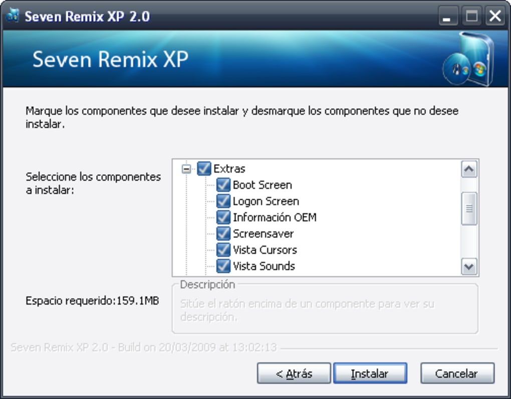 Seven Remix Xp Descargar