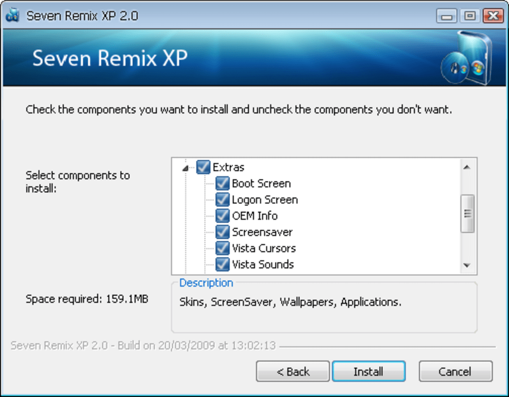 Seven Remix Xp Download
