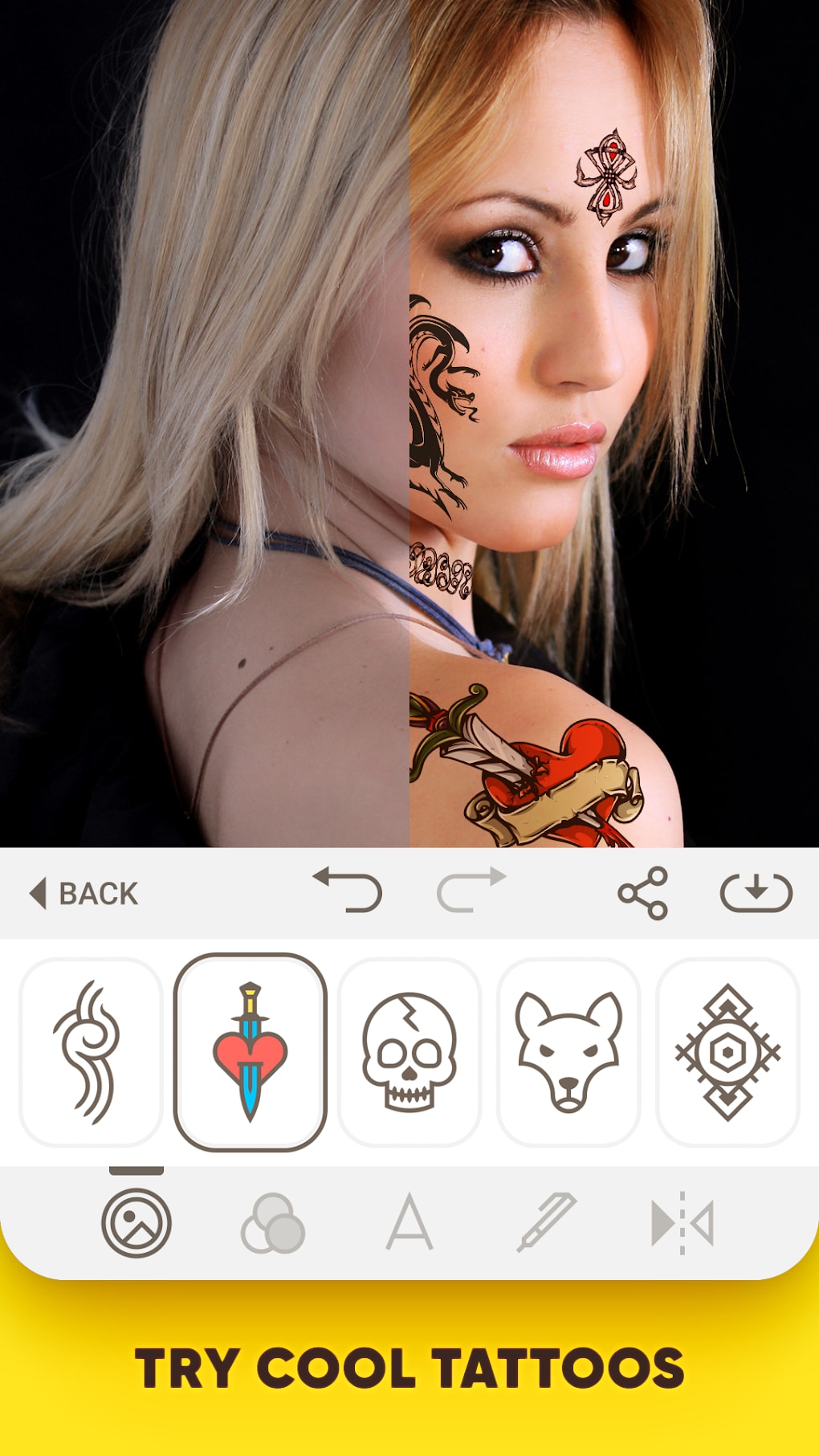 Tattoo photo editor App لـ Android Download - 9Apps