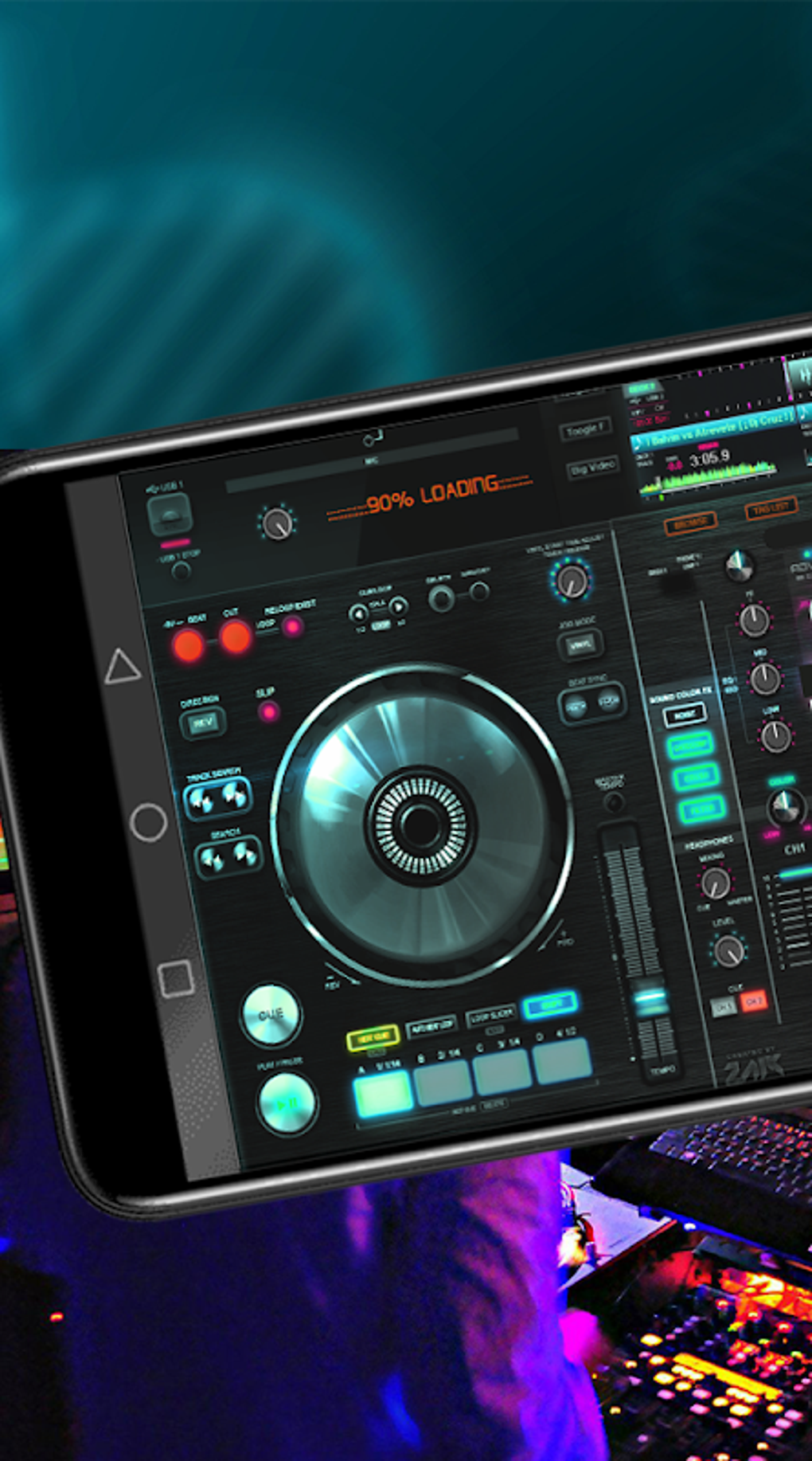 Crossfader Dj Mixer Player para Android Descargar