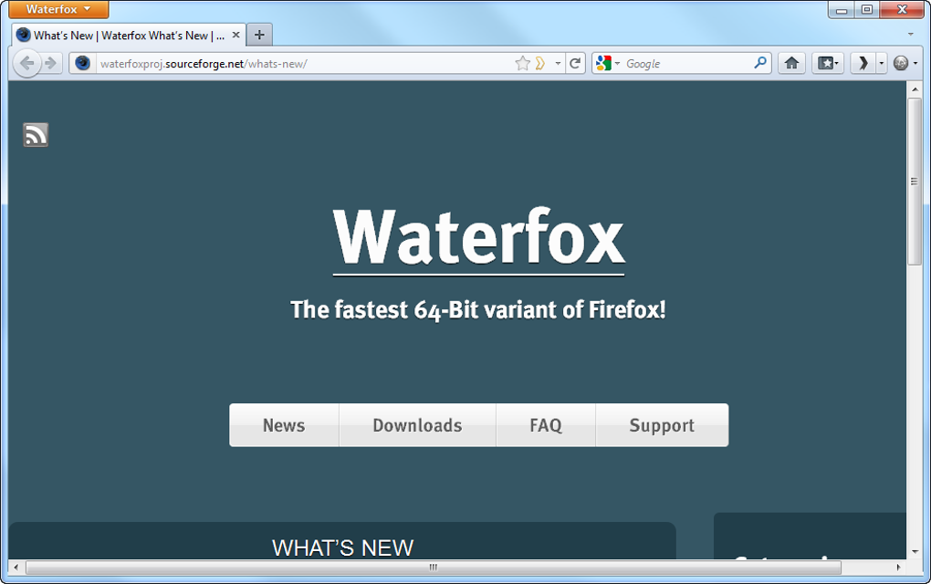 what is waterfox