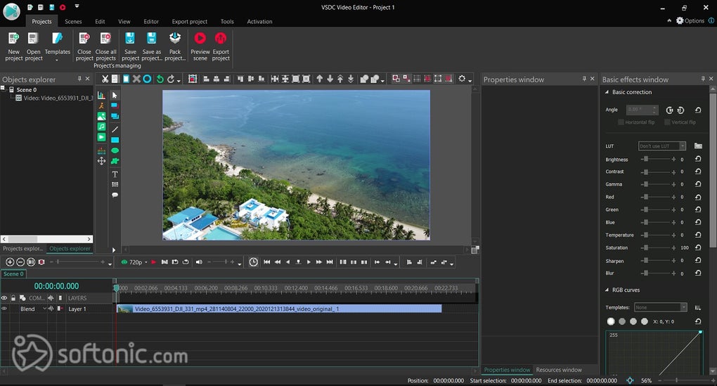 vsdc free video editor watermark