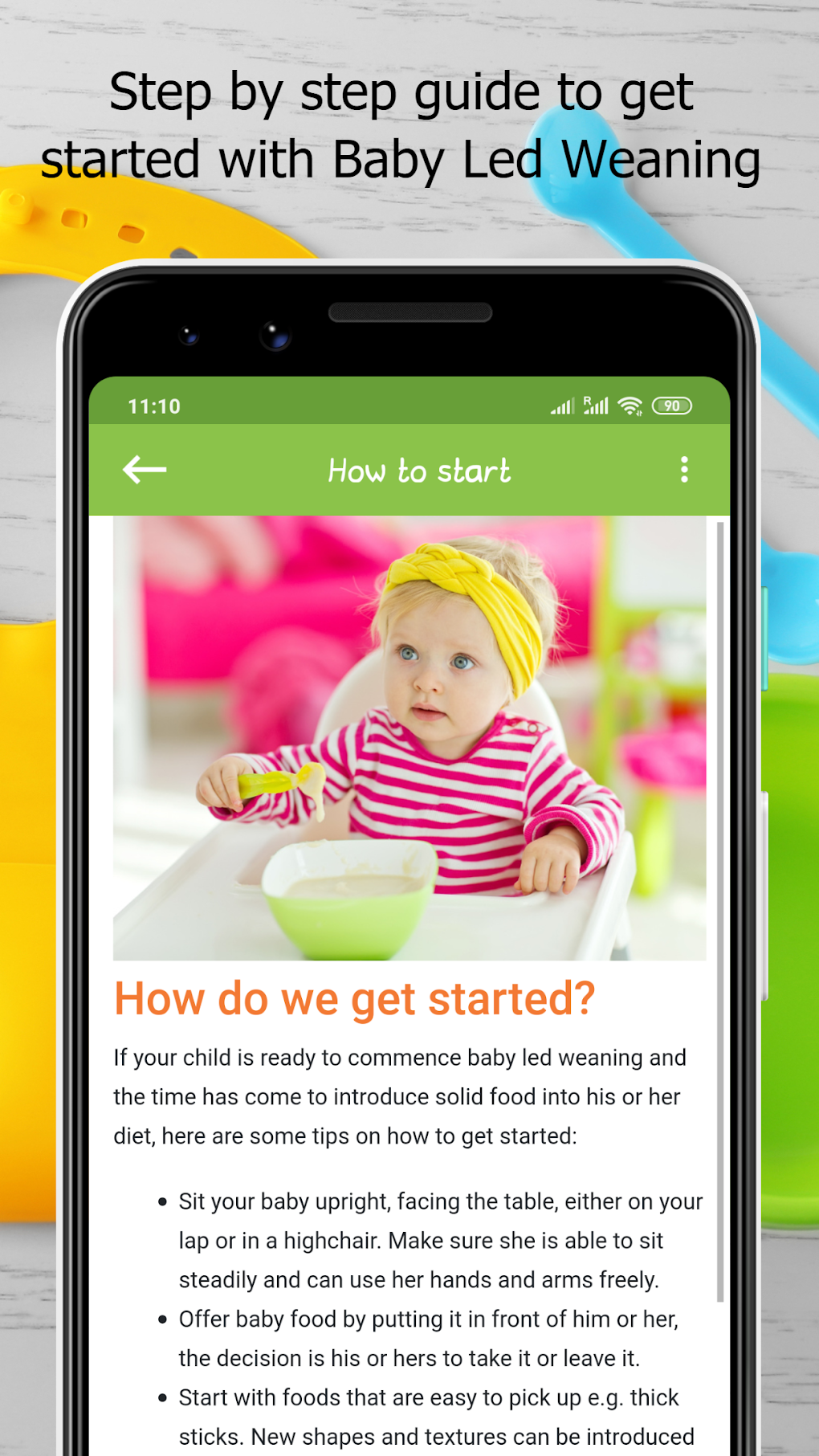 Baby Led Weaning - Guide Rec For Android - Download