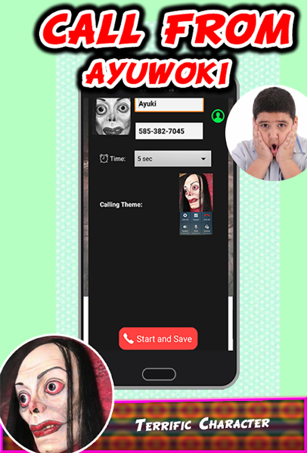 Ayuwoki no speaking Fake Call Simulator APK para Android - Descargar