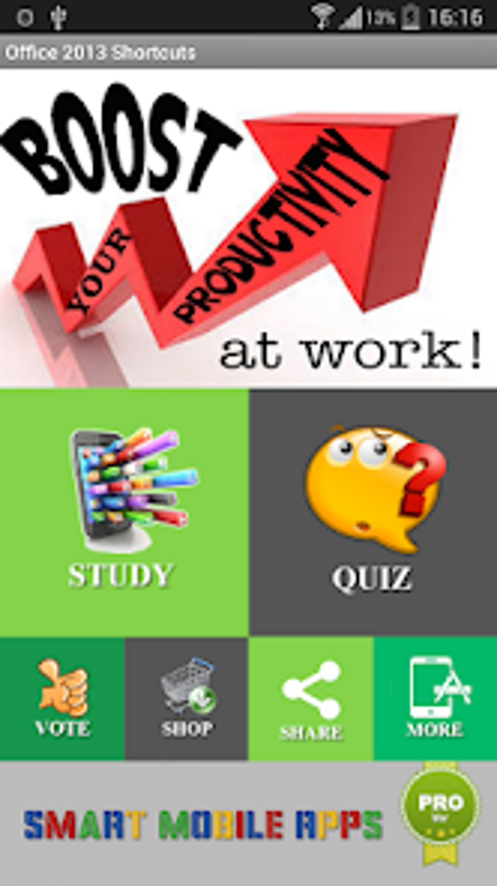Android Shortcuts For MS Office 