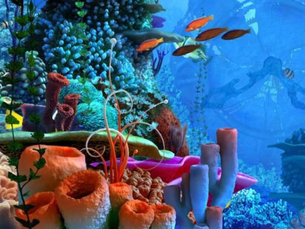Coral Clock 3D Screensaver - Download