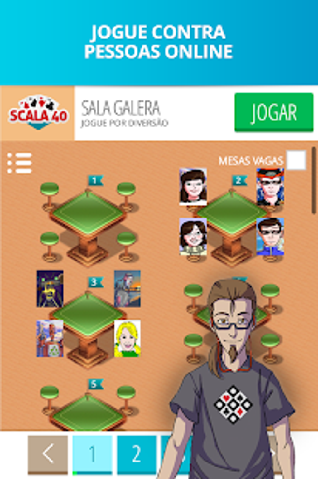 Scala 40 Online grátis - Jogos de Cartas