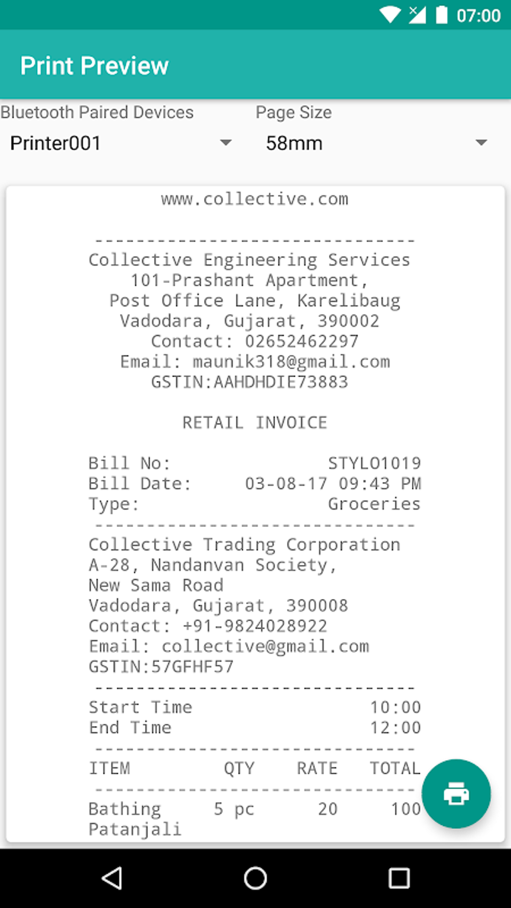 Universal Thermal Printer Bluetooth and USB APK for Android Download