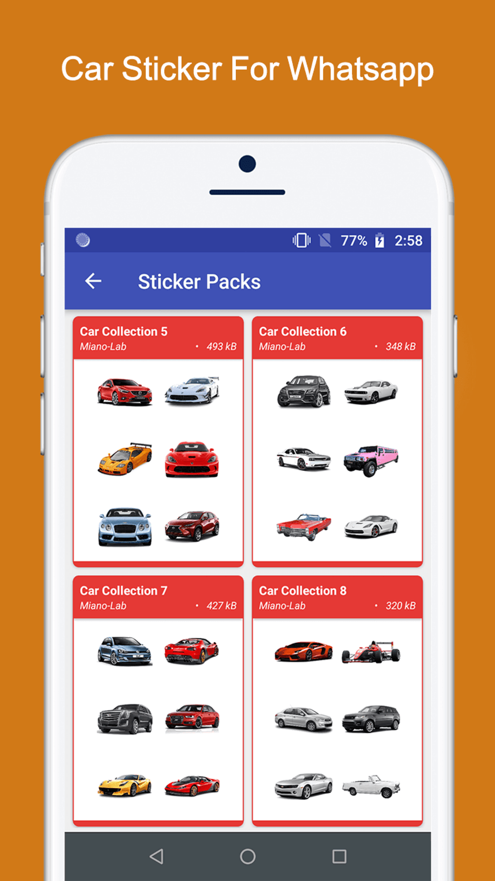 Car Stickers For Whatsapp for Android - Download