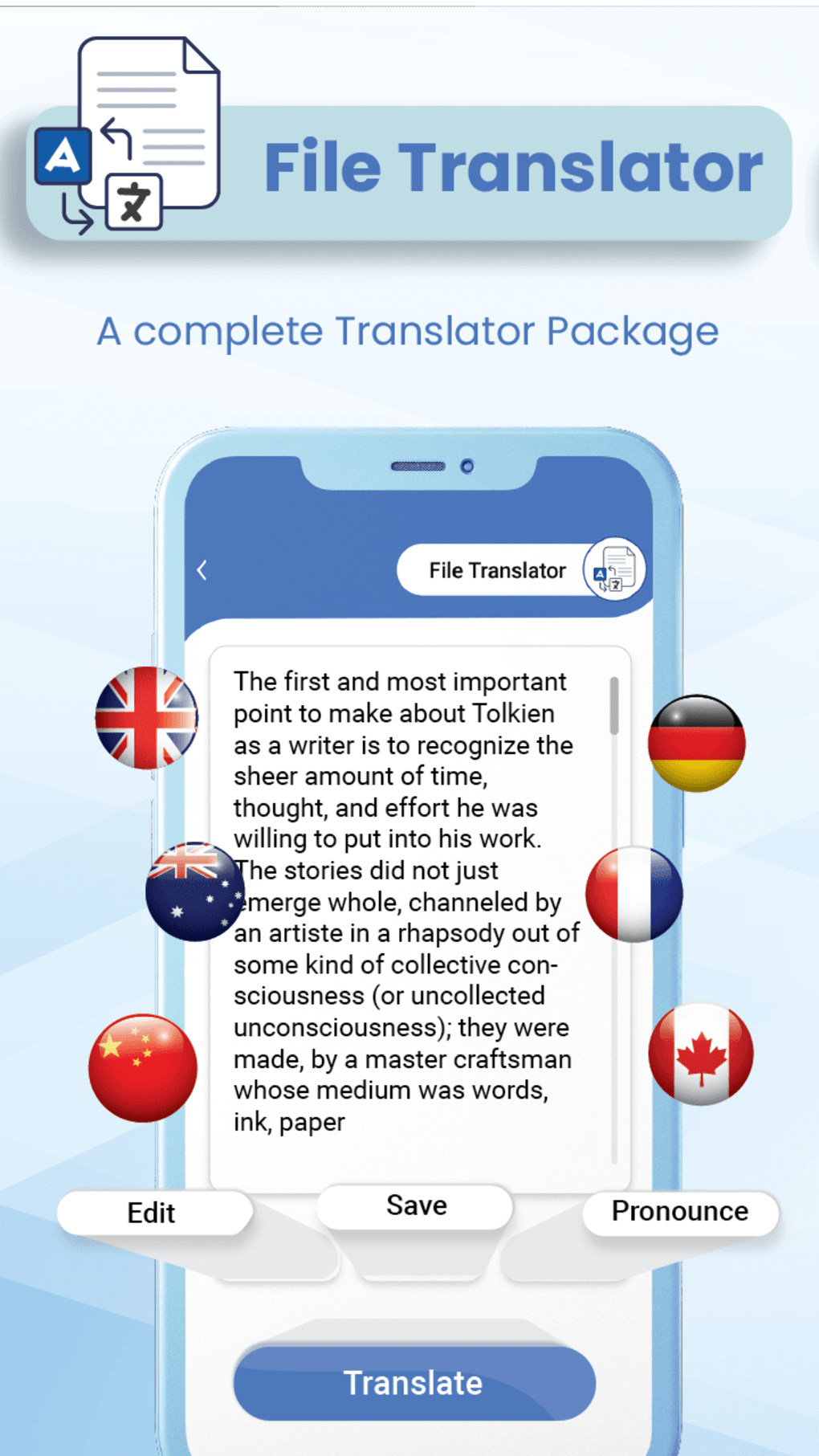 Simple file Translator. File translate