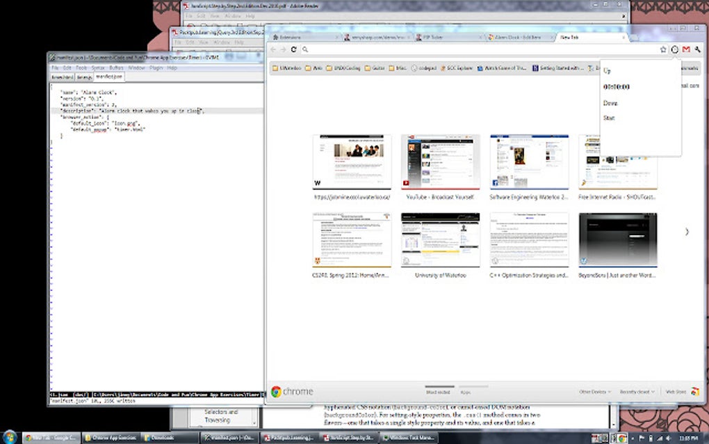 Alarm Clock para Google Chrome Extensión Descargar