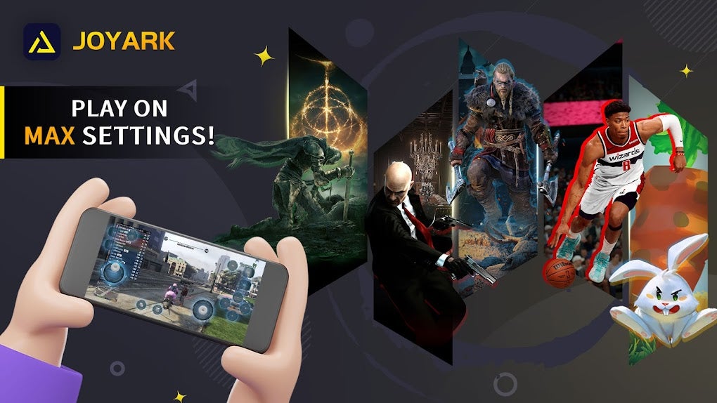 NOVO APP PARA JOGAR JOGOS DE PC E CONSOLES NO ANDROID - JoyArk 