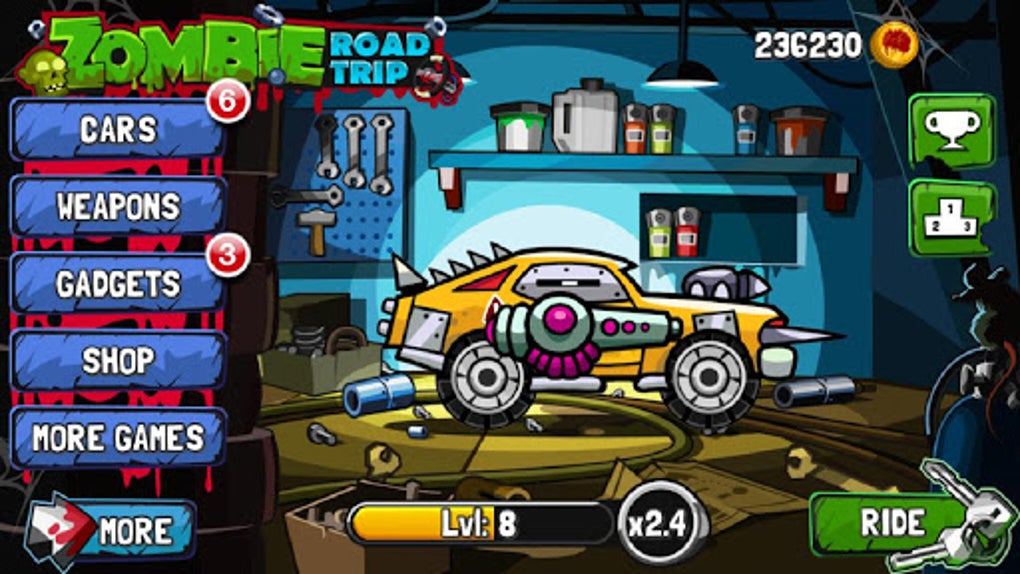 Zombie Road Trip para Android Descargar