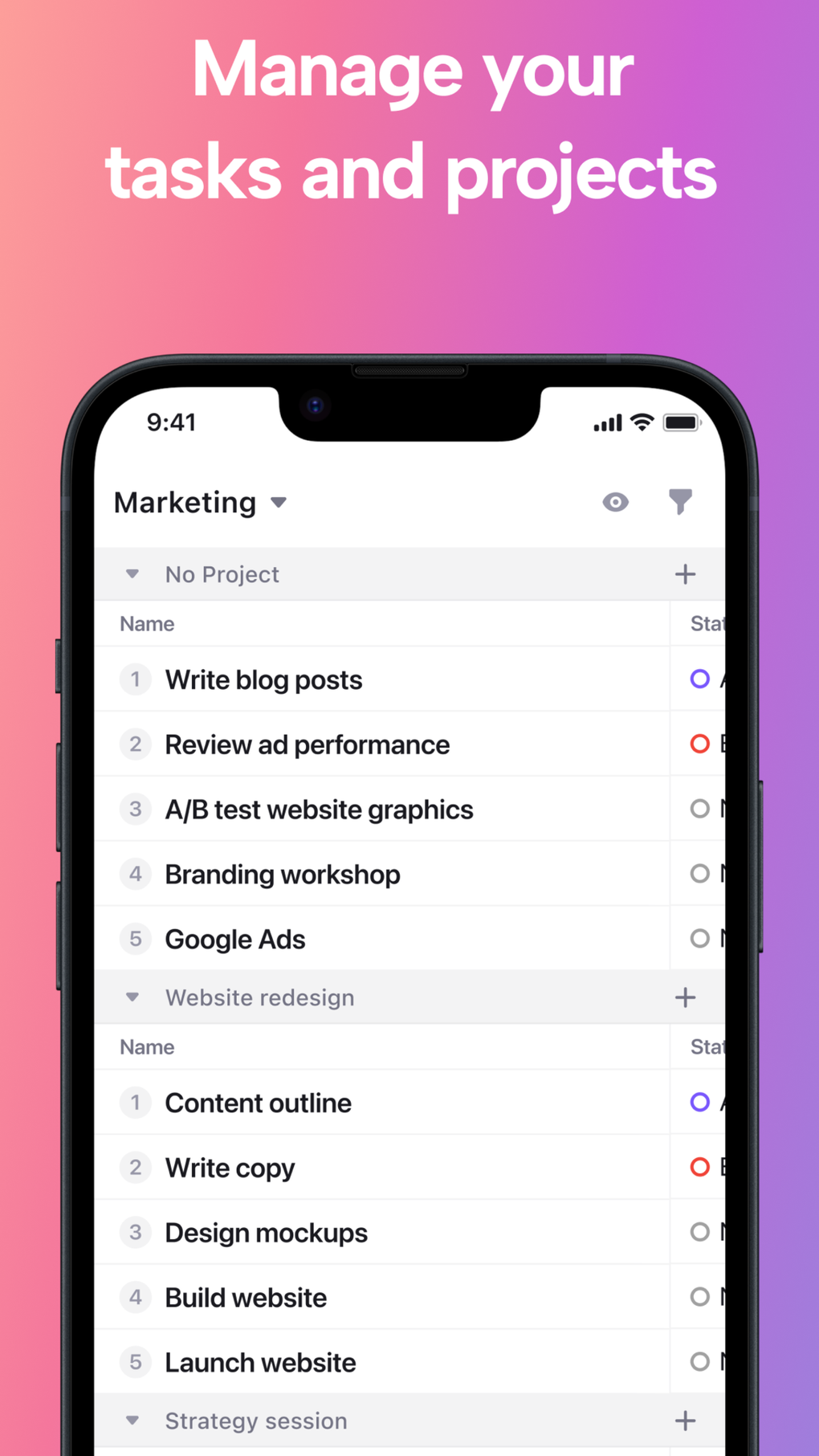 Motion: Tasks and Scheduling для iPhone — Скачать