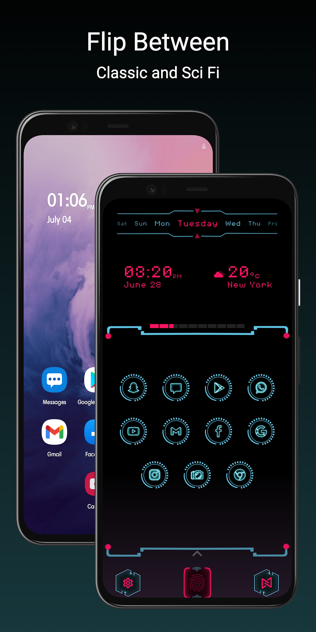 Neo Launcher Sci-fi Hitech APK для Android — Скачать