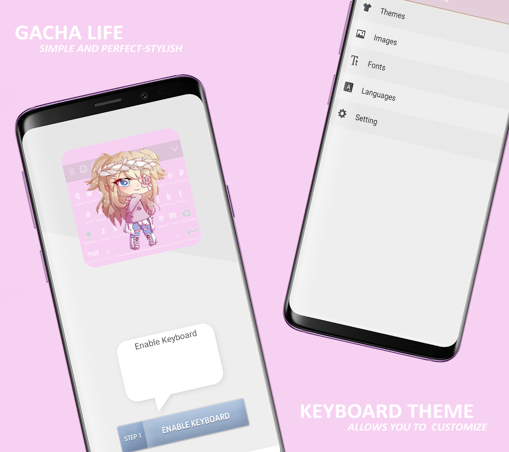 Anime Keyboard Theme Gacha Life для Android — Скачать