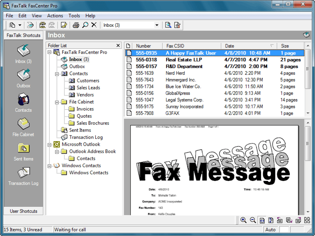 Microsoft shared Fax Driver. File contacts. Multiline 3 Series. Multiline 2.