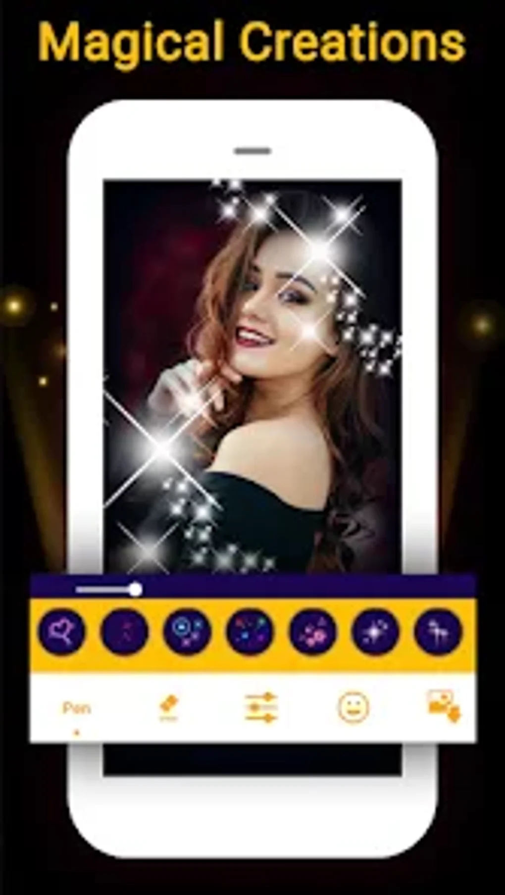 Photo Glitter Sparkle Effects สำหรับ Android - ดาวน์โหลด