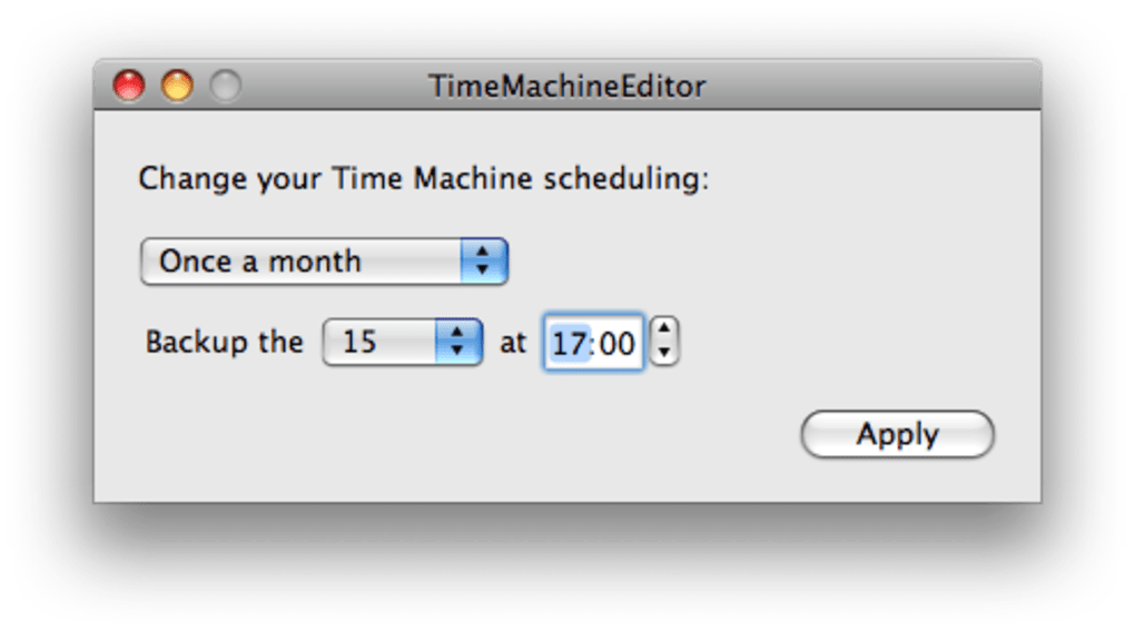 Time machine editor app