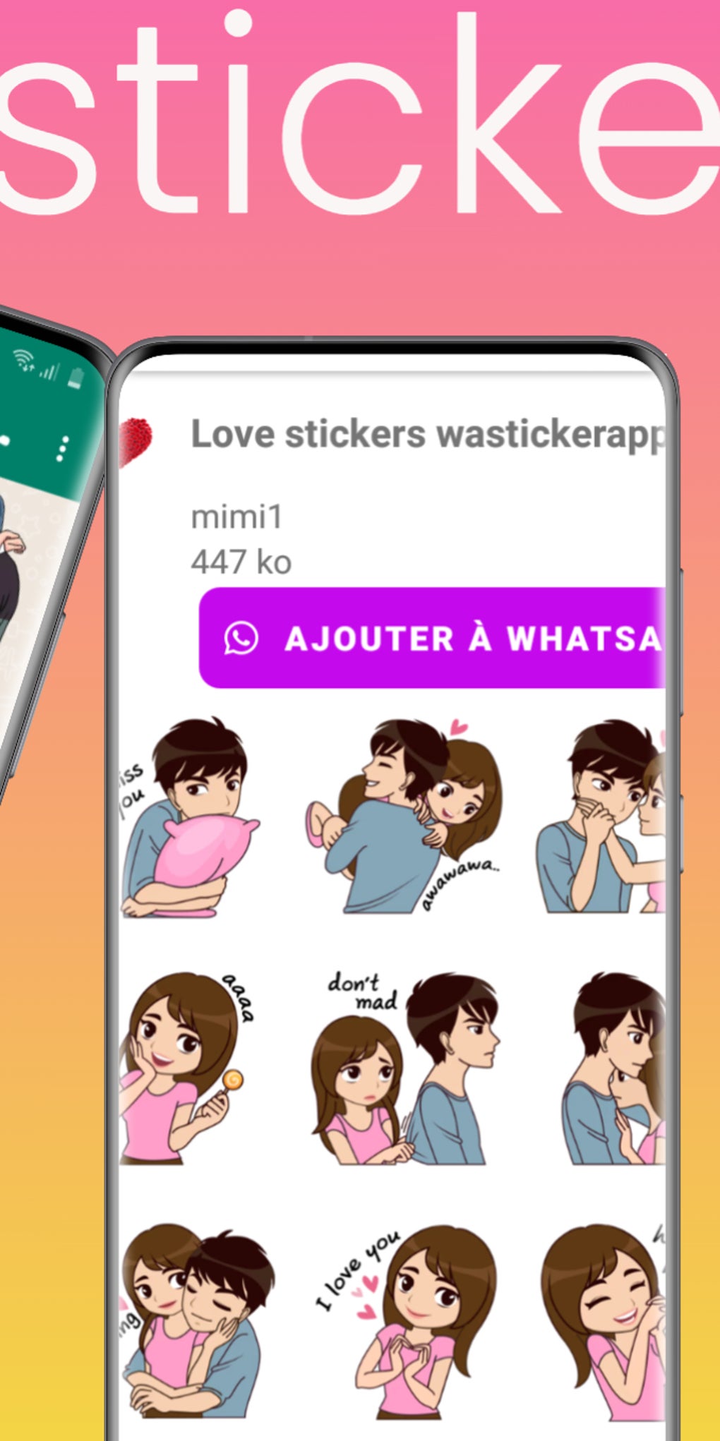 Love stickers wastickerapps for Android - Download