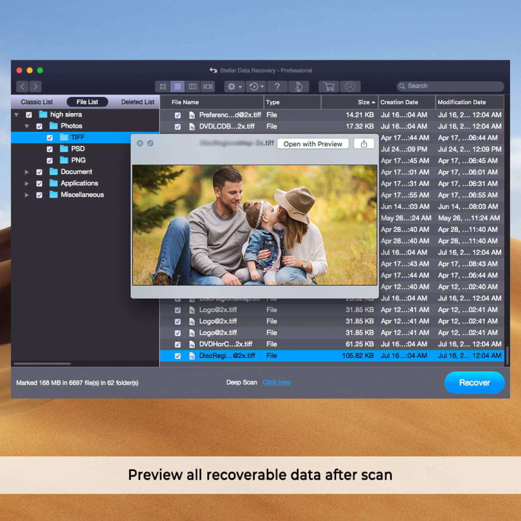 Mac Data Recovery Software Free Trial