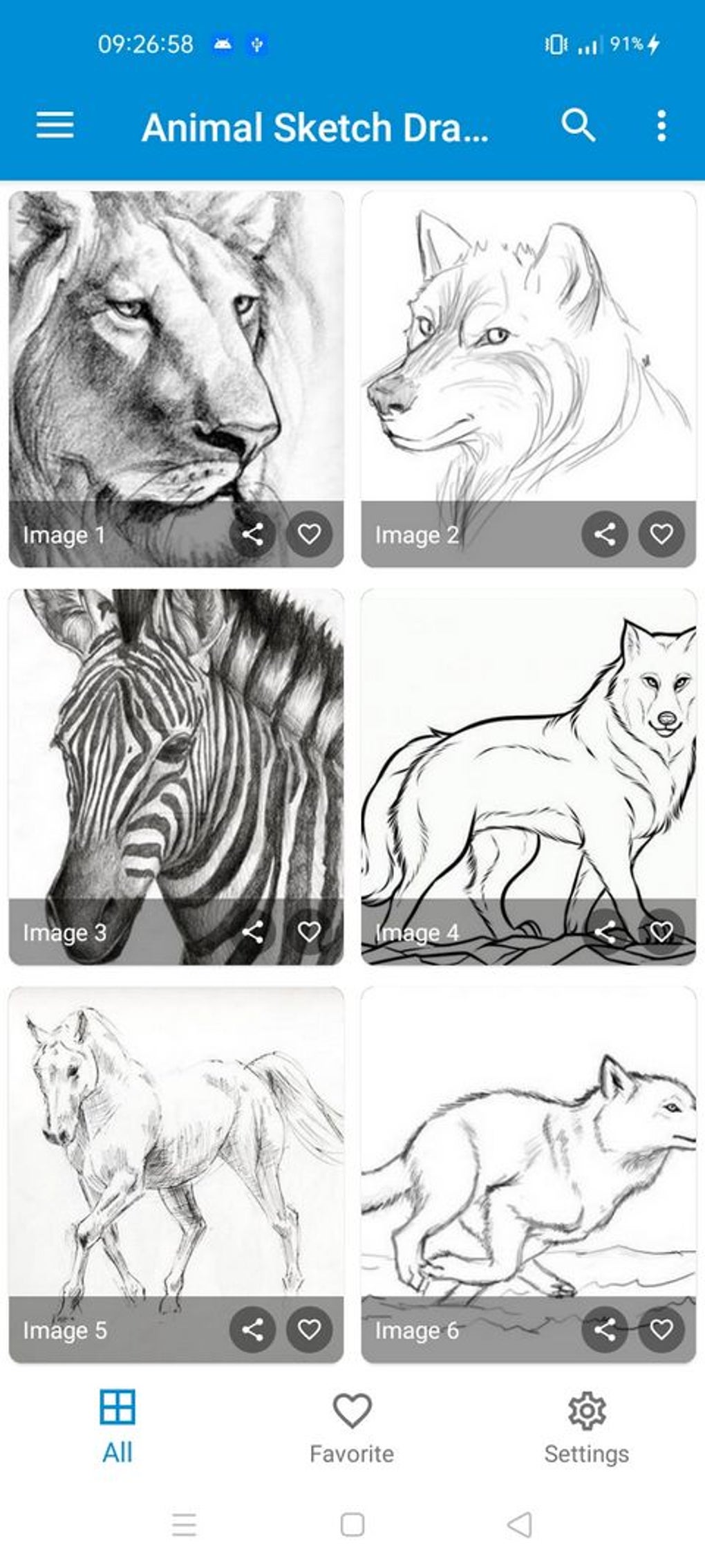 Cool Animal Sketch Drawing For Android Download