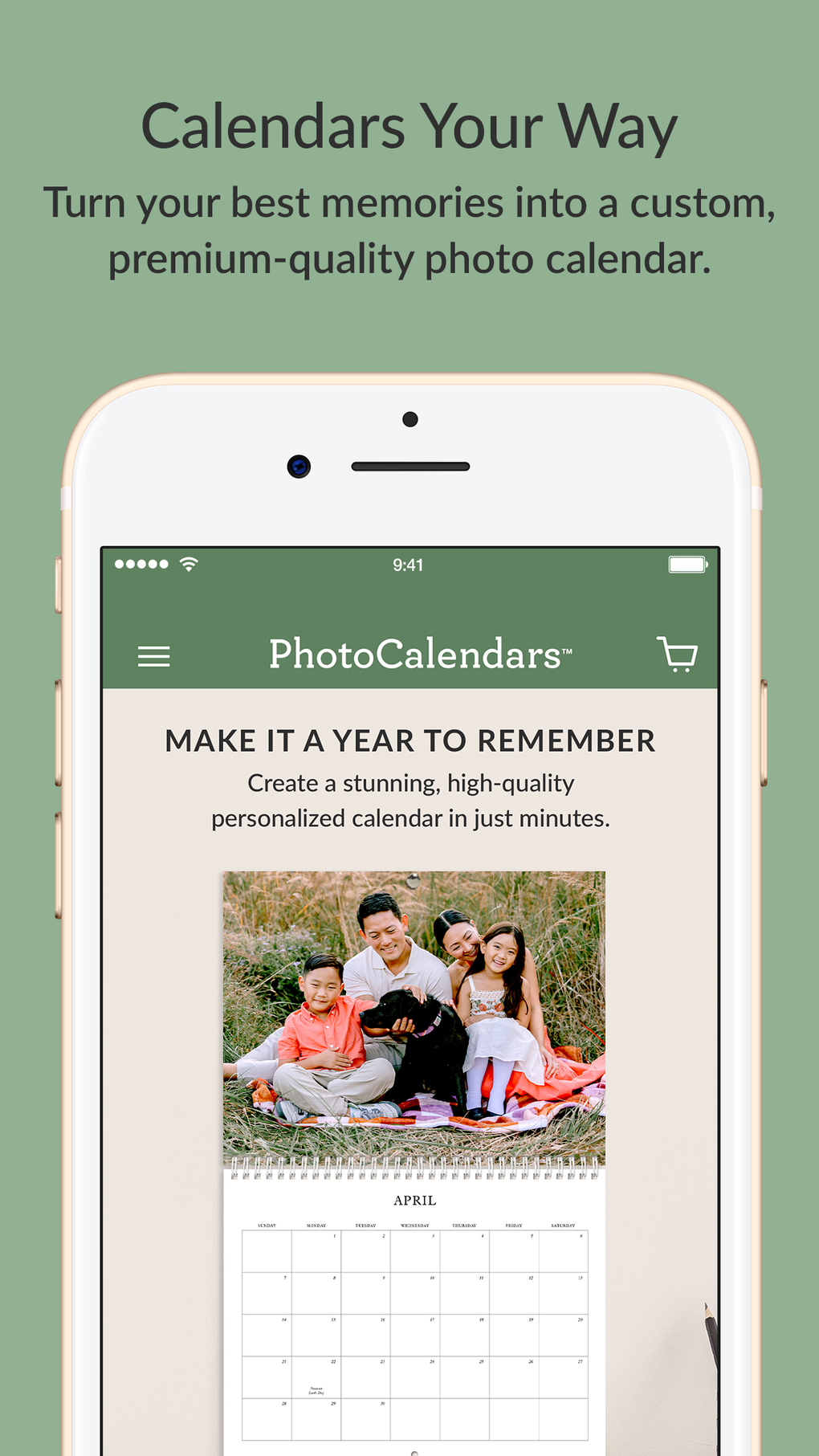 PhotoCalendars Fast Easy for iPhone Download