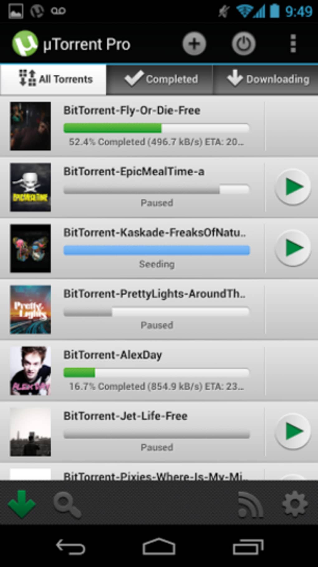 utorrent pro app free download for android
