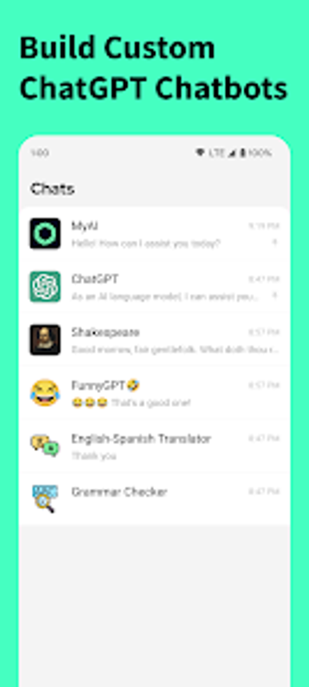 Chat With Custom GPT Chatbot For Android Download Chat With Custom GPT Chatbot For Android Download