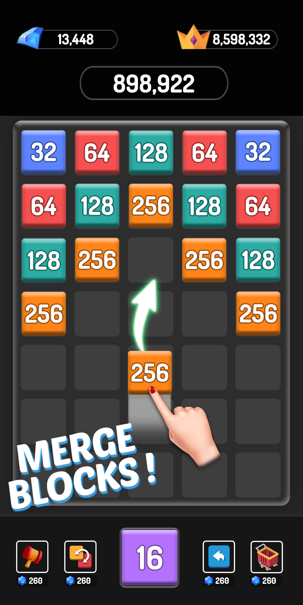 X2 Blocks : 2048 Merge Games для Android — Скачать