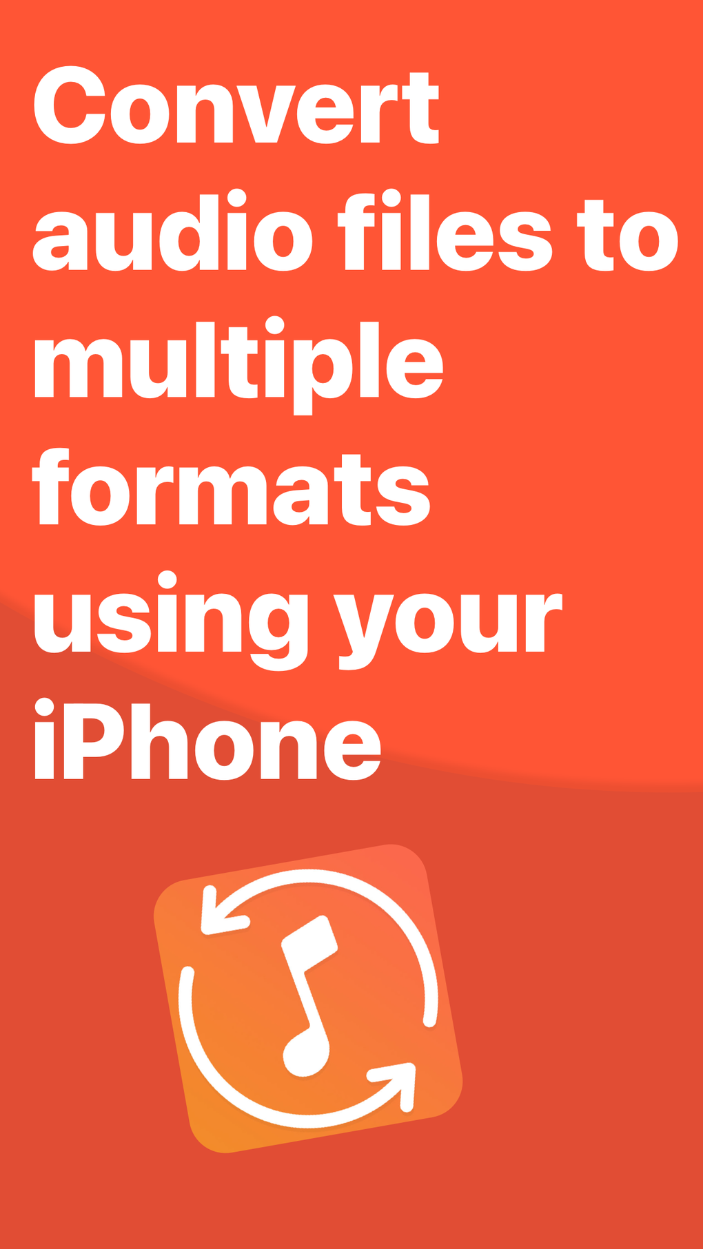 Audio Converter MP3 WAV OGG Para IPhone Descargar