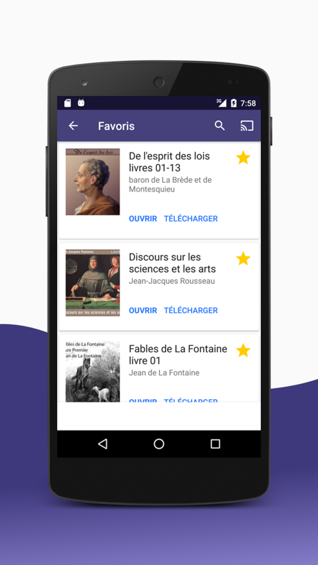 French AudioBook Library для Android — Скачать