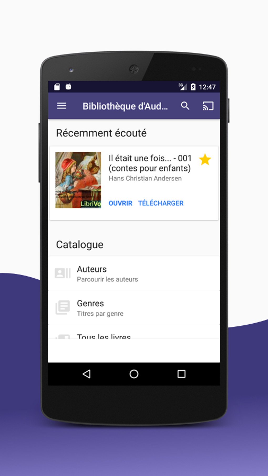 French AudioBook Library для Android — Скачать