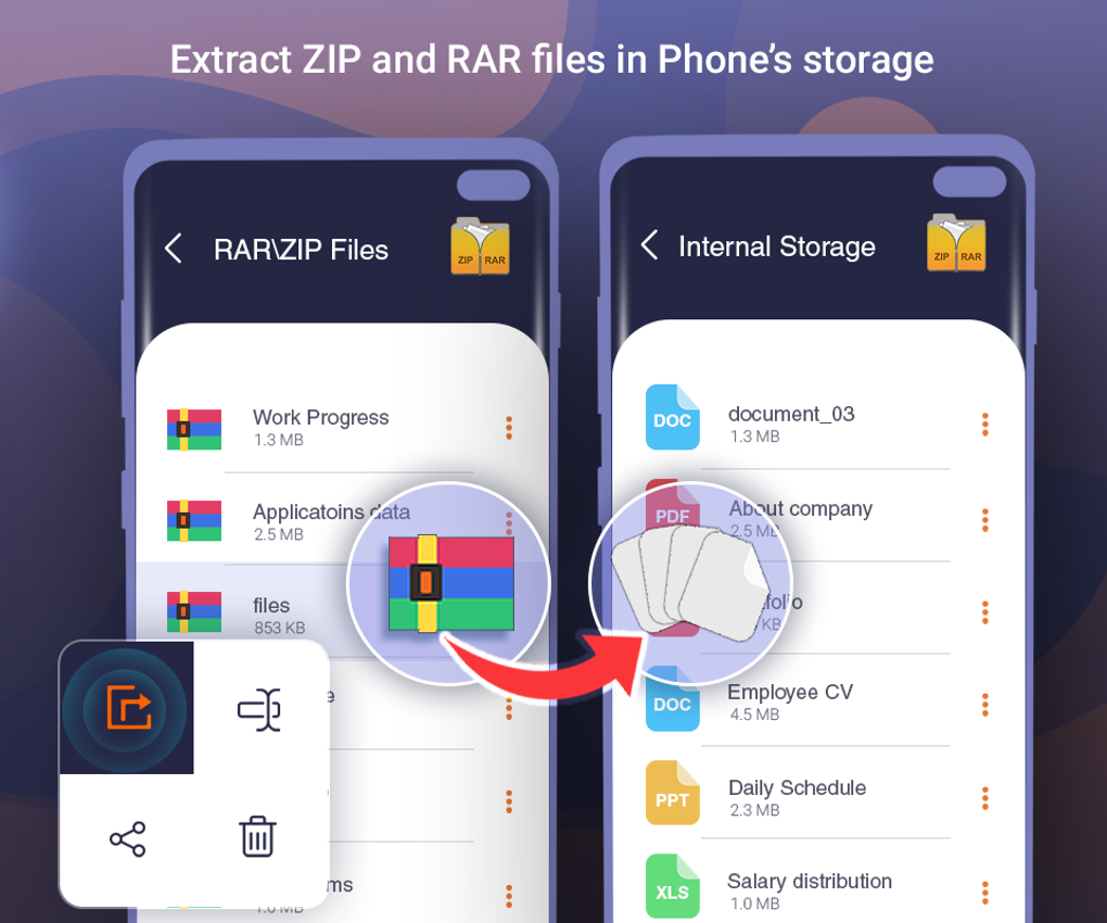 Zipify: Files Archiver Rar Zip Unzip Files For Android - Download