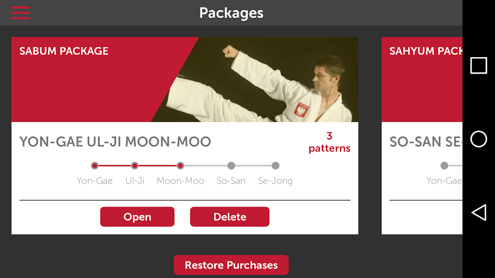 Android 용 Taekwon-Do ITF Patterns With M APK - 다운로드